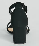 Classic Staple Nubuck Short-Block Heels