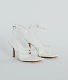 Eye-Catching Pop Strappy Thong Stiletto Sandals