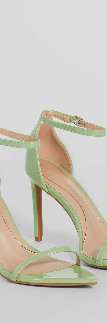 Chic Icons Pointed Toe Patent Stiletto Heels