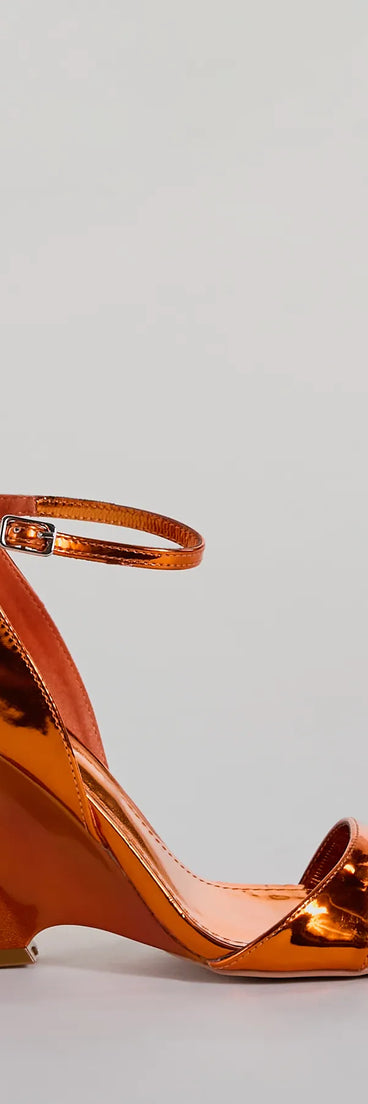 Trendsetter Energy Asymmetric Wedge Heels