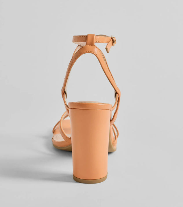 Stunning Summer Daze Strappy Block Heels | Windsor