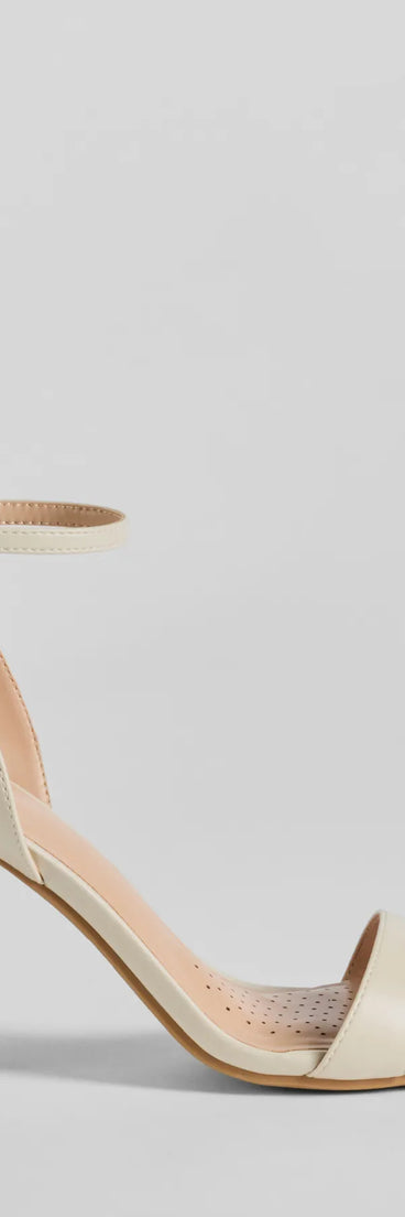 Elevate your work wardrobe with the Perfect Basic Faux Leather Block Heels in ivory, a versatile women's shoe perfect for the office; that combines style with comfort for seamless desk-to-dinner transitions.