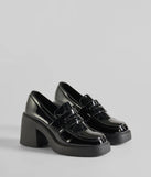 
Upgrade your style game for 2025 with the Girl On The Go Platform Block Heel Loafers in black, perfect for any fashion-forward wardrobe.