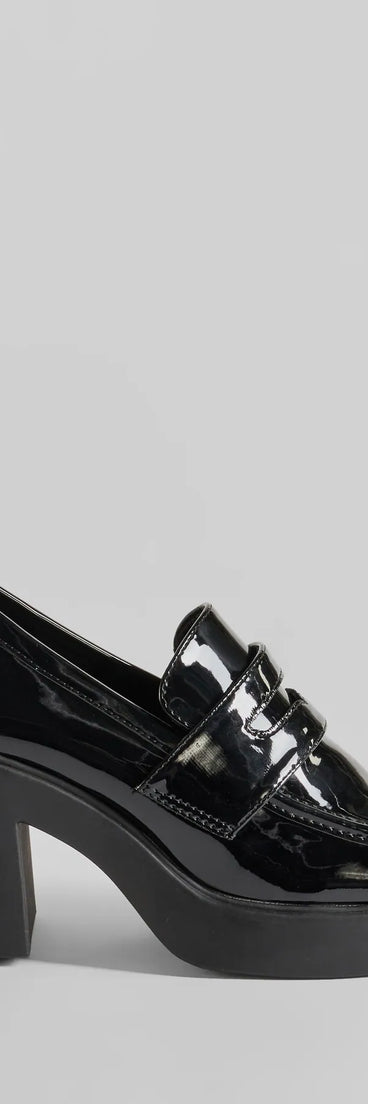 
Upgrade your style game for 2025 with the Girl On The Go Platform Block Heel Loafers in black, perfect for any fashion-forward wardrobe.