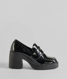 
Upgrade your style game for 2025 with the Girl On The Go Platform Block Heel Loafers in black, perfect for any fashion-forward wardrobe.