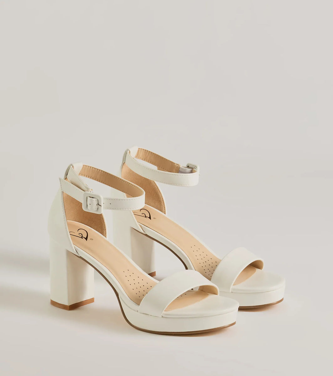 Essential Chic Staple Platform Block Heels & Windsor