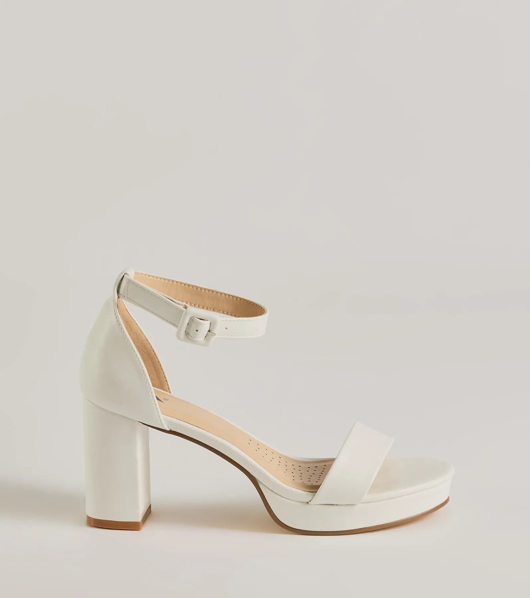 Essential Chic Staple Platform Block Heels & Windsor
