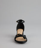 Style Pop Square Toe Nubuck Stiletto Heels