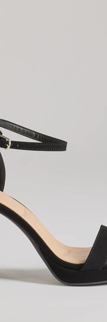 Elevate your work wardrobe with the Classic Fave Faux Nubuck Block Heels in black, a versatile women's shoe perfect for the office; that combines style with comfort for seamless desk-to-dinner transitions.