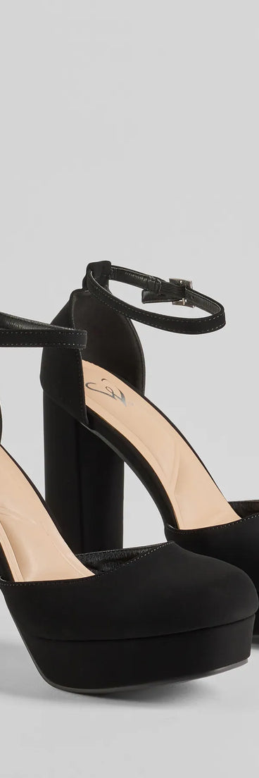 Vintage Glam Platform Mary Jane Heels