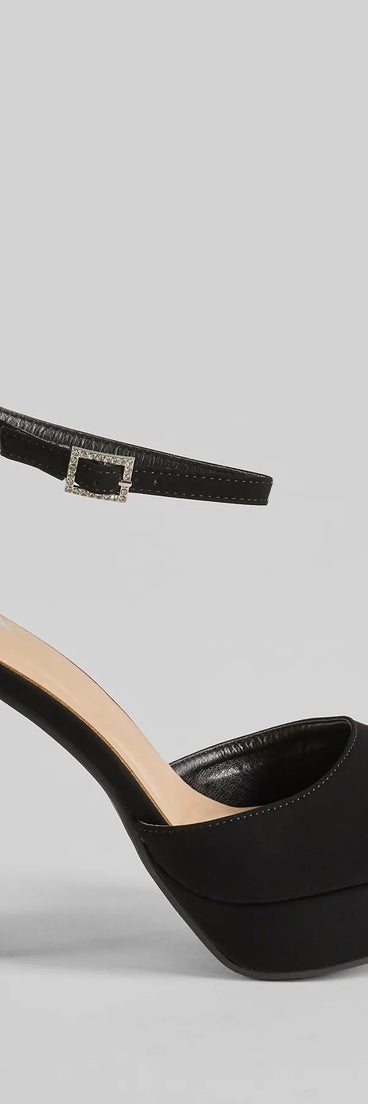 Vintage Glam Platform Mary Jane Heels