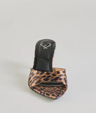 Elevate your work wardrobe with the Wild Instinct Kitten Stiletto Heels in leopard print, a versatile women's shoe perfect for the office; that combines style with comfort for seamless desk-to-dinner transitions.