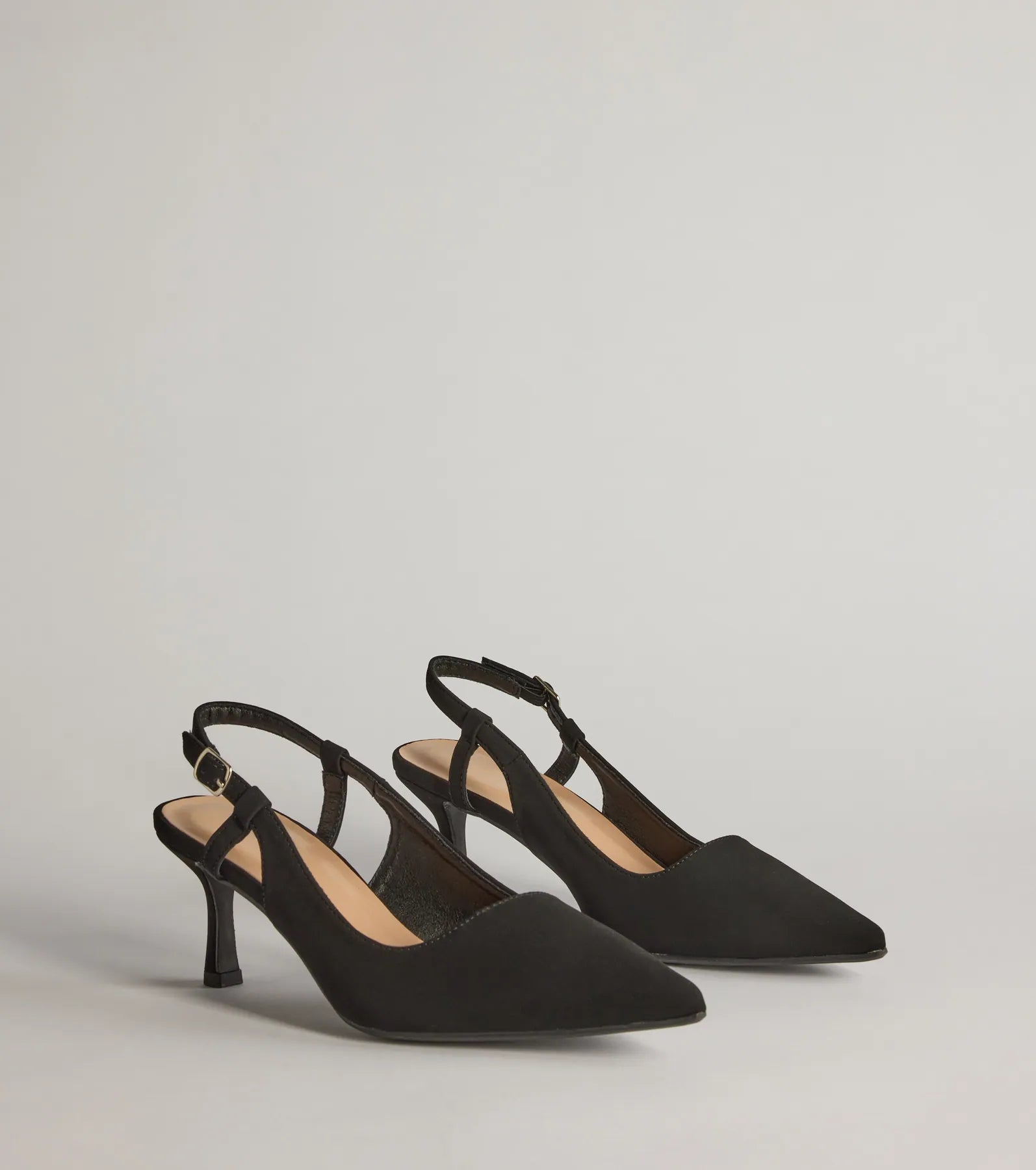 [MARGESHERWOOD]★POINTED KITTEN HEELS (RIBBON) POINTED KITTEN HEELS (RIBBON)_denim - MARGESHERWOOD