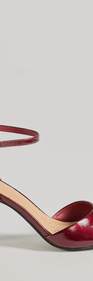 Sleek And Fab Strut Stiletto Heels