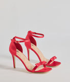 Sealed With Glam Bow Stiletto Heels