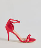 Sealed With Glam Bow Stiletto Heels