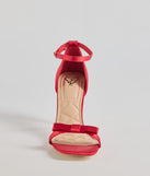 Sealed With Glam Bow Stiletto Heels