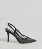 Make Your Mark Slingback Stiletto Heels