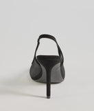 Make Your Mark Slingback Stiletto Heels