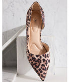 Roaring Glam Leopard Print Stiletto Pumps