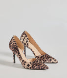 Roaring Glam Leopard Print Stiletto Pumps