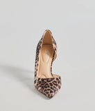 Roaring Glam Leopard Print Stiletto Pumps