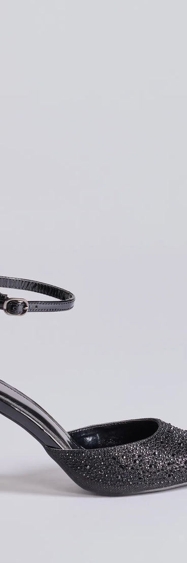 Dazzle and Stun Rhinestone Stiletto Pumps