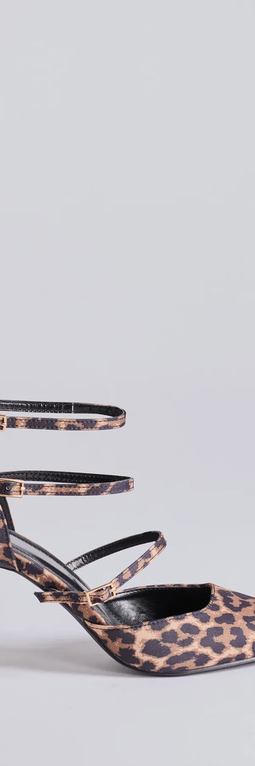 Elevate your work wardrobe with the Wildly Fierce Leopard Stiletto Pumps in leopard print, a versatile women's shoe perfect for the office; that combines style with comfort for seamless desk-to-dinner transitions.