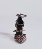 Elevate your work wardrobe with the Wildly Fierce Leopard Stiletto Pumps in leopard print, a versatile women's shoe perfect for the office; that combines style with comfort for seamless desk-to-dinner transitions.
