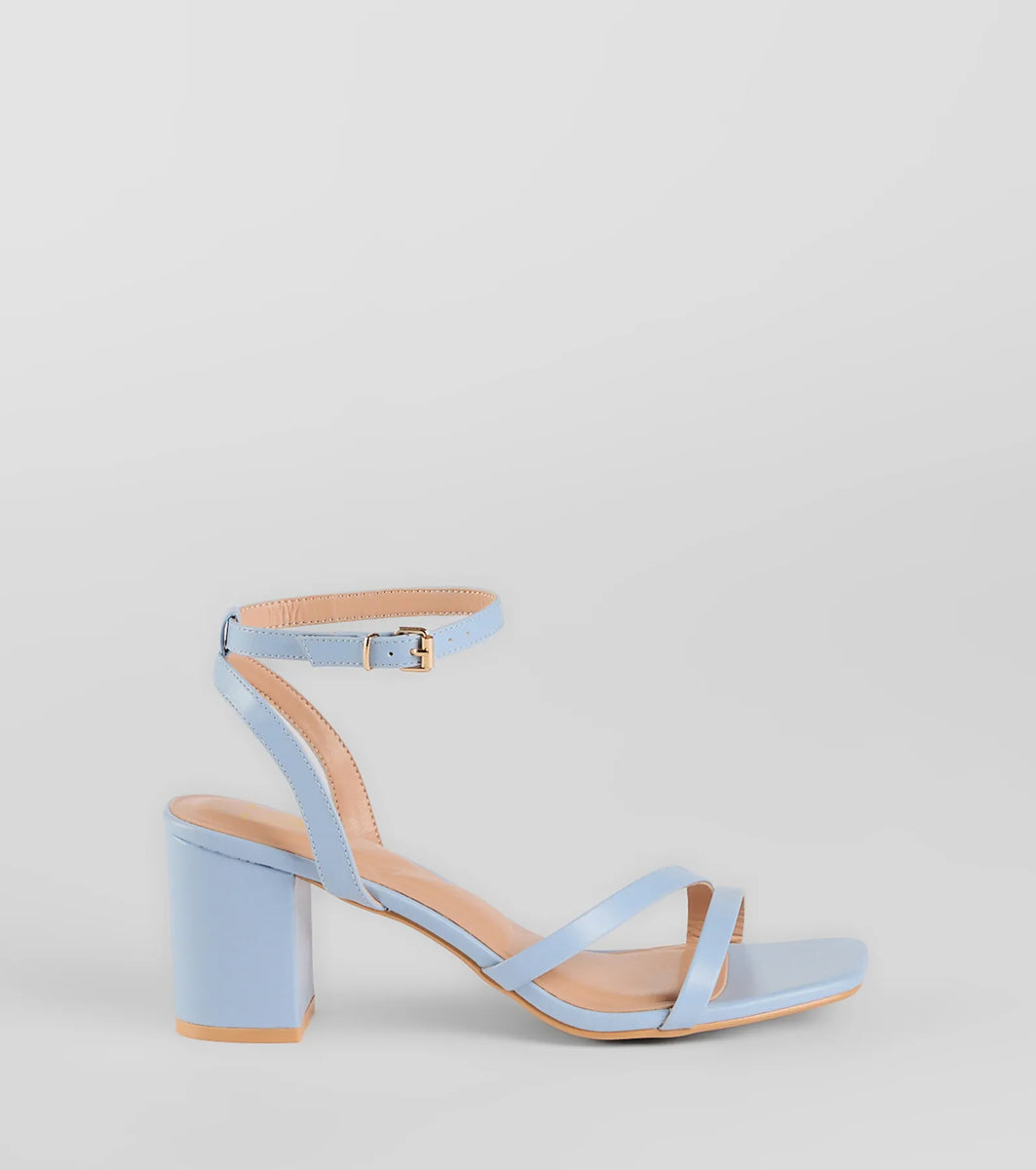 Gorgeous Height Strappy Block Heels & Windsor