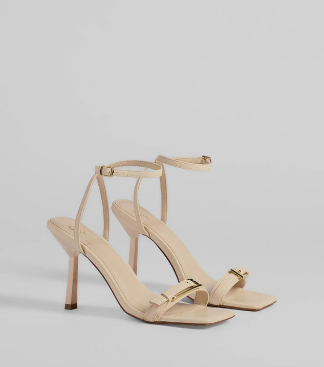 Buckled Up Stiletto Heels