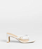 The Best Choice Thong Buckle Mules