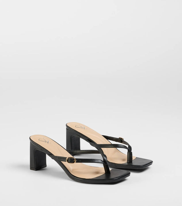 The Best Choice Thong Buckle Mules | Windsor