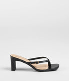 The Best Choice Thong Buckle Mules