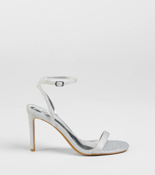 Sparks Fly Glitter Mesh Stiletto Heels | Windsor