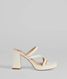 Party Ready Strappy Platform Block Heels