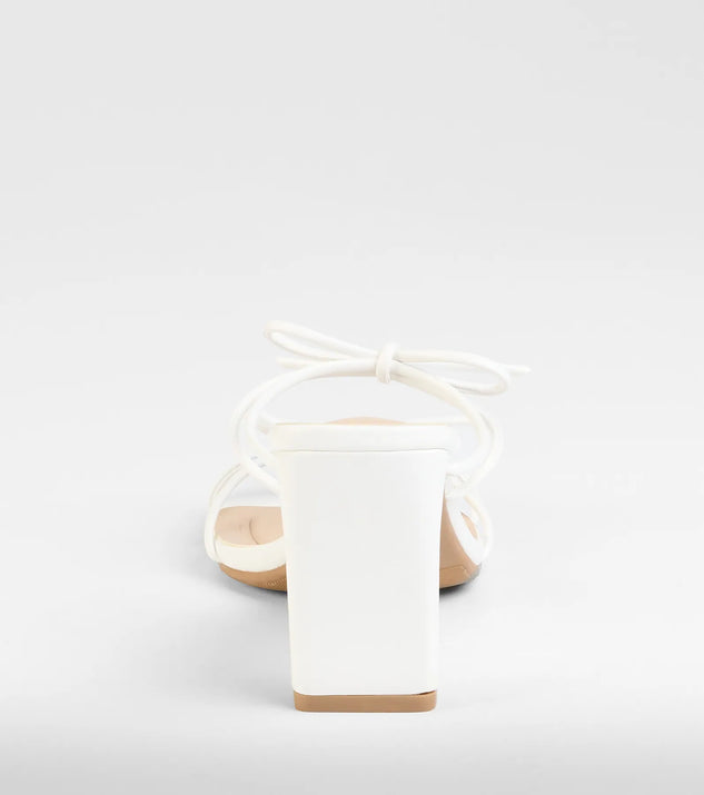 Finest Hour Bow Strappy Mules | Windsor