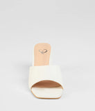 Sunny Days Ahead Block Heel Mules