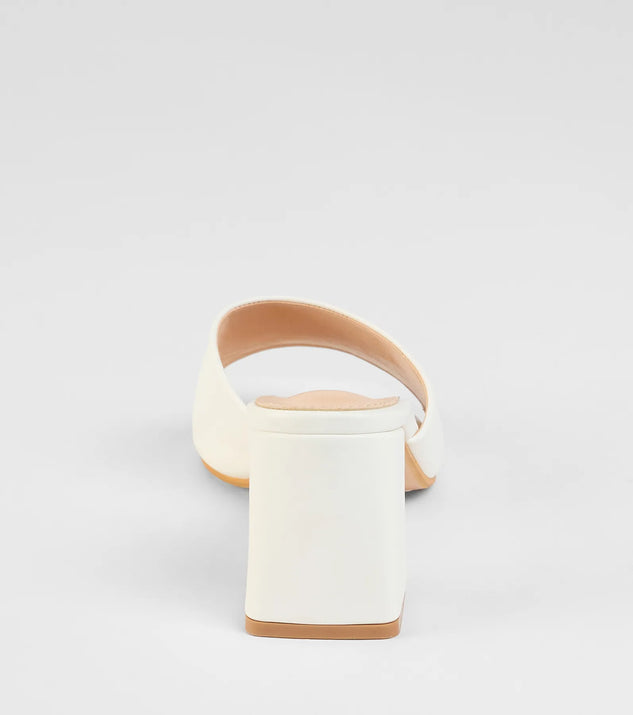 Sunny Days Ahead Block Heel Mules | Windsor