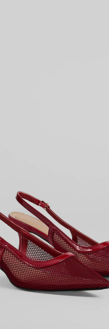 Poised Perfection Pointy Kitten Heel Pumps