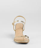 Get inspired with the Fabulous Strut Strappy Kitten Heels, a feed-worthy gold piece that’s part of Windsor's updated and curated women’s clothing edit packed with must-have fall outfit ideas.