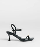 Fabulous Strut Strappy Kitten Heels