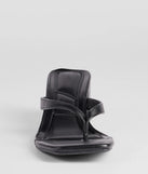Get inspired with the Elevated Chic Thong-Strap Mules, a feed-worthy black piece that’s part of Windsor's updated and curated women’s clothing edit packed with must-have fall outfit ideas.
