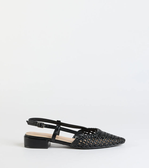 Feels Like Spring Braided Slingback Sandals
