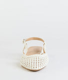 Feels Like Spring Braided Slingback Sandals
