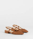 Feels Like Spring Braided Slingback Sandals