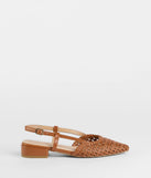 Feels Like Spring Braided Slingback Sandals
