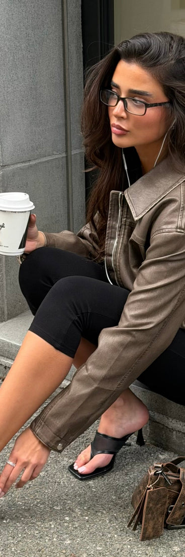 Sheer Twist Mesh Thong Stiletto Mules