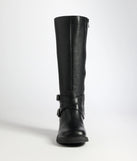 Effortlessly Edgy Under-The-Knee Boots