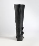 Effortlessly Edgy Under-The-Knee Boots